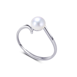 Pearl Rings Jewelry Women Fashion 925 sterling silver pearl Ring