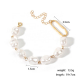 wholesale creative fashion baroque pearl bracelet brief personality pearl bangle