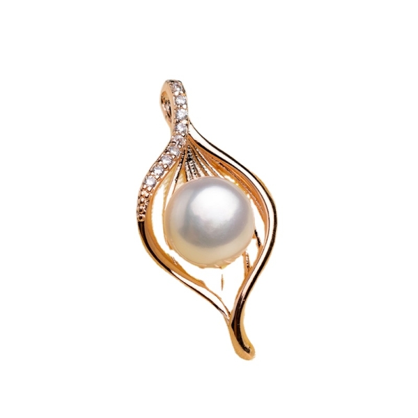 wholesale pearl pendant mountings gold plating pendant mounts for pearl pendant diy No.62