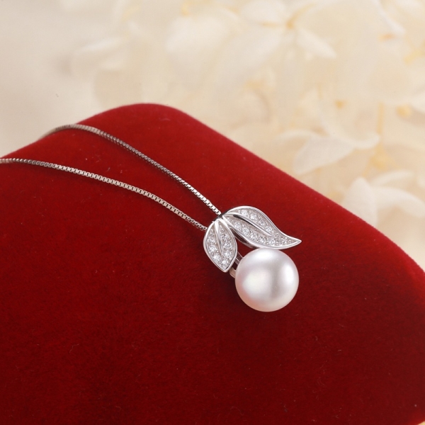 925 Sterling Silver Pearl necklace pendent Earrings ring Freshwater Pearl Silver Jewelry Sets women