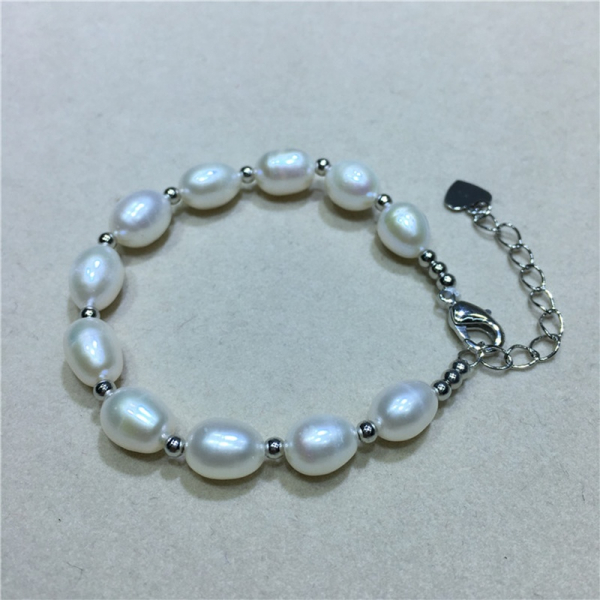 Natural Fresh Water Teardrop Big Pearl Jewelry Bead Pearl Bracelet