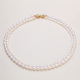 Double layer natural pearl necklace freshwater small rice pearl necklace