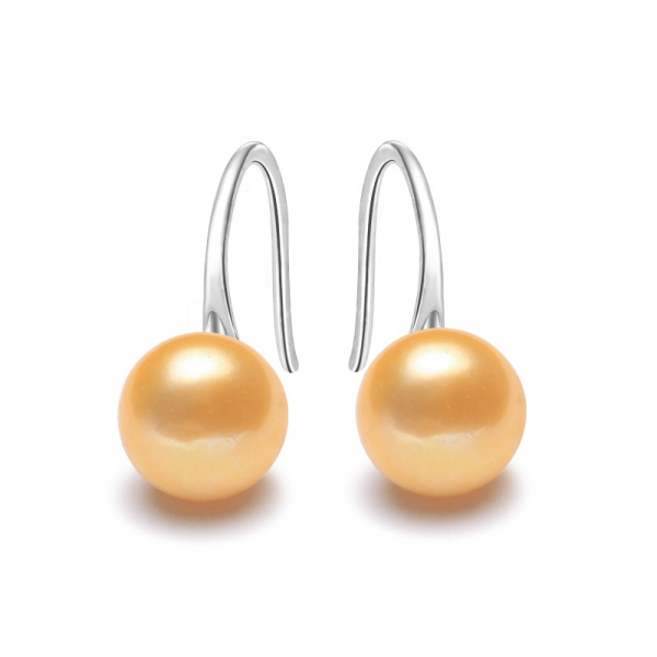 925 Sterling Silver hoop earrings Multicolor pearl earrings hoop Real Freshwater Pearl Earrings