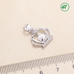wholesale pearl pendant mountings gold plating pendant mounts for pearl pendant diy No.41