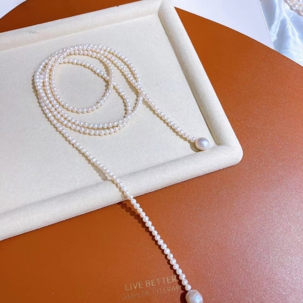 New Style Coming Original Design Baroque White Freshwater Pearl Necklace