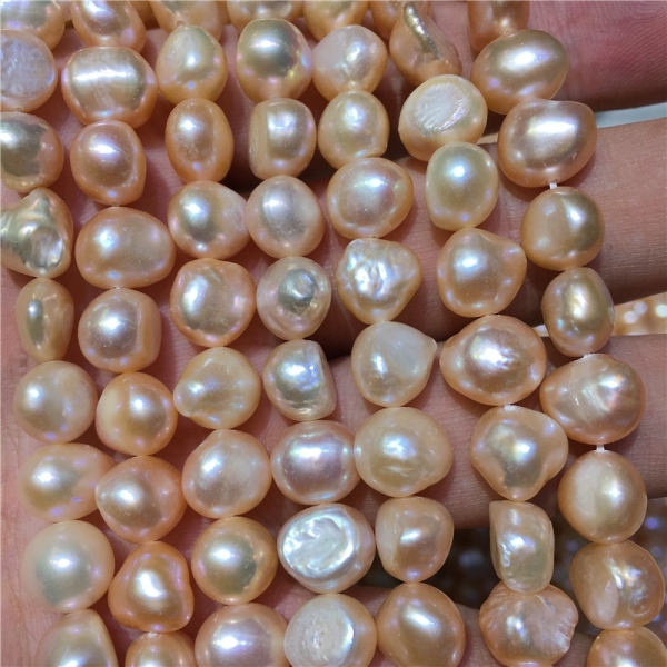 Wholesale Natural Freshwater 4-10mm Baroque Pearl Strands loose pearl