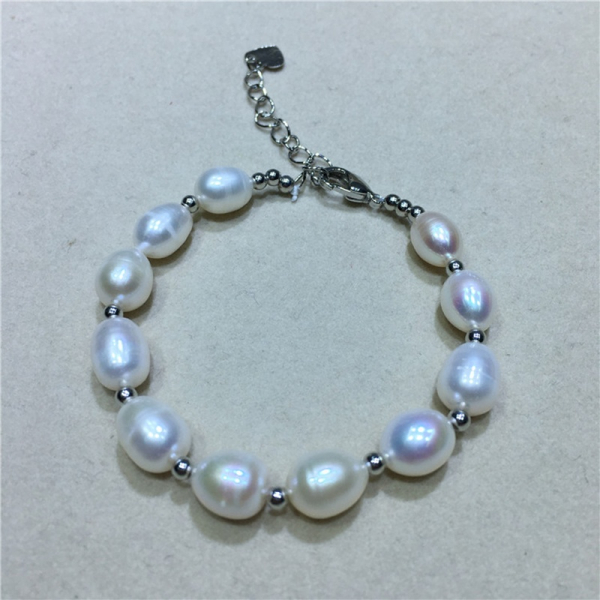 Natural Fresh Water Teardrop Big Pearl Jewelry Bead Pearl Bracelet