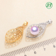 wholesale pearl pendant mountings gold plating pendant mounts for pearl pendant diy No.38