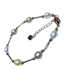 Fashion Cheap Simple Natural Real Freshwater Pearl Jewelry Pearl Bracelet