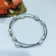 Fashion simple natural freshwater pearl jewelry pearl bracelet pearl bangle